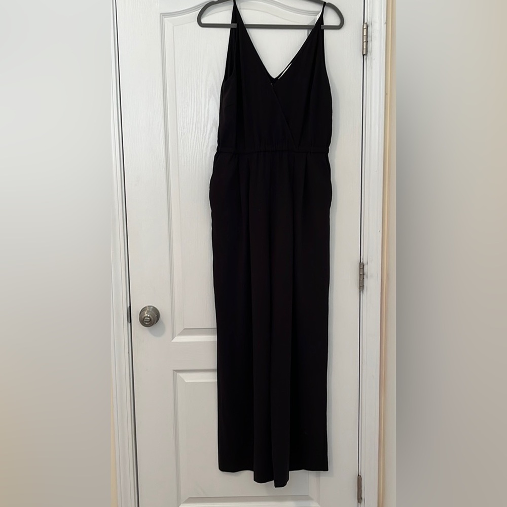 H&M black wide leg jumpsuit